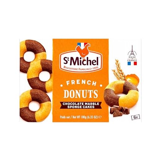 St Michel Doonuts Marbrés au bon Chocolat x6 en sachet individuel 180g