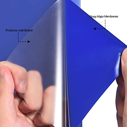 Image of RENLITONG Royal Blue HTV Iron on Vinyl 12Inch by 10ft Roll Heat Transfer Vinyl for T-Shirt HTV Rolls for All Cutter Machine - Easy to Cut & Weed for Heat Transfer Design