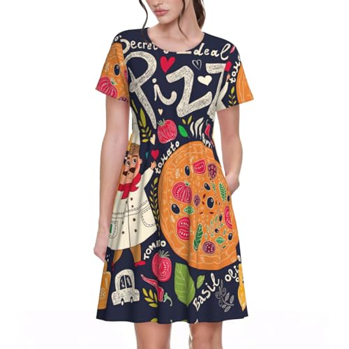Robe trapèze légère pour femme fini les vêtements serrés en été