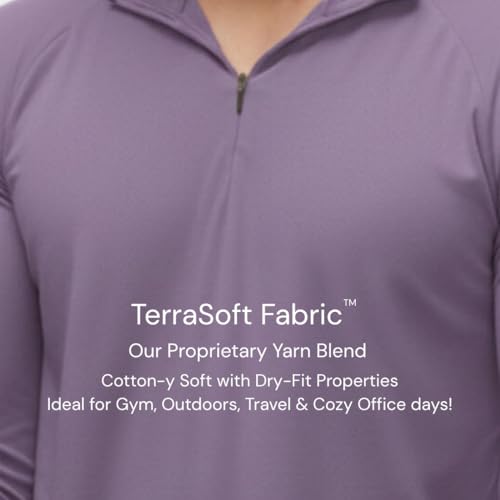 Image of Men's Cuddle Tee | TerraSoft Ultra Soft, Sweat-Wicking & Odour-Proof T-Shirt for Gym, Walks, Runs & Everyday Wear | Performance Tee with Cotton-Like Comfort