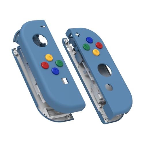 Cover Joycon Scocca Tasti DIY Ricambio per Nintendo OLED Shell Grip Custodia Case Guscio Pulsanti per Joystick Controller Senza Joycon-Avio
