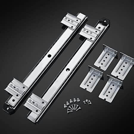 Keyboard Channel for Computer Table lapdesk Study Table Office Table Desk Keyboard Drawer Tray Slide Rail Adjustable Steel Metal Underdesk Keyboard Tray Telescopic Channel (B0BBGBKF9F) Amazon Price History, Amazon Price Tracker