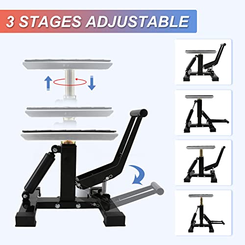 Support de levage hydraulique CNC moto pour réparer sans effort