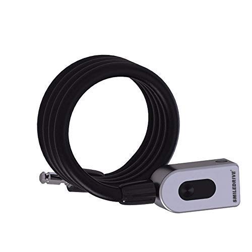 SMILEDRIVE® Smart Keyless Bike Lock Bluetooth Cable Locks for Bicycles