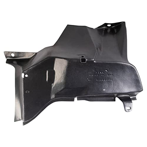 Image of TRQ Front Left Fender Splash Shield Black Drivers Side Compatible with 2006-2011 Chevrolet HHR GM1250132