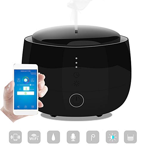 300ml Smart Wifi Wireless Essential Oil Aromatherapy Diffuser with App Voice Control, Ultrasonic