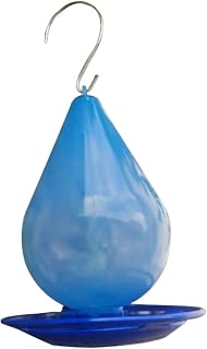 Bird Feeders for Outside, Automatic Bird Water Feeder Droplet Shaped Wild Bird Waterer Easy Hanging Bird Dispenser with Hook