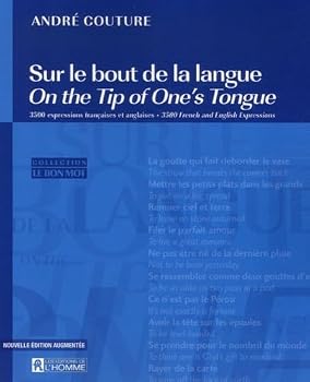 Paperback SUR LE BOUT DE LA LANGUE [French] Book