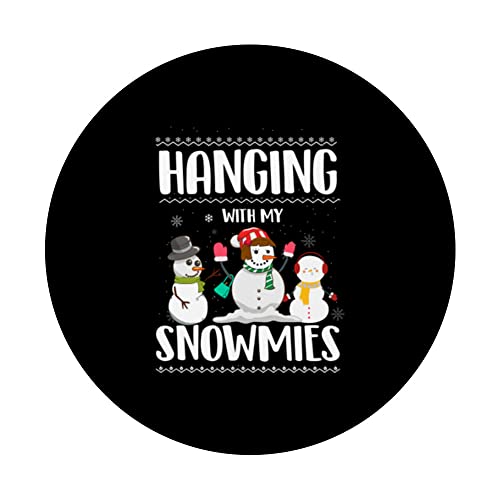 Hanging With My Snowmies, Black - Image 3