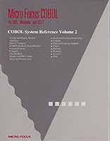 Micro Focus COBOL for DOS, Windows and OS/2: COBOL System Reference Volume 2 [Micro Focus Issue 13, April 1994] B01LWVV5EI Book Cover