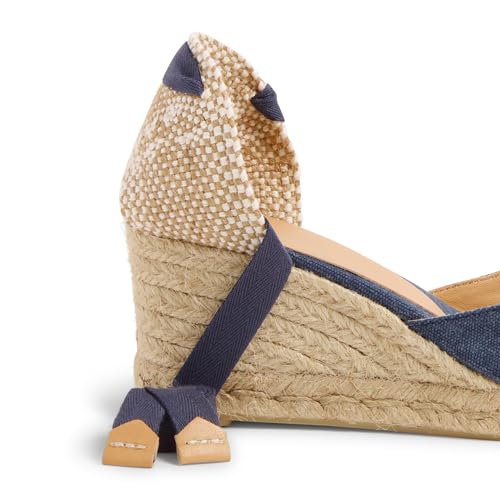 Image of Castaner | Espadrille with Wedge Carina Made in Canvas 7 cm | Woman