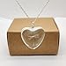 Dandelion Make a Wish Real Flowers Big Heart Love Glass Pendant 925 Sterling Silver Necklace for Women Handmade
