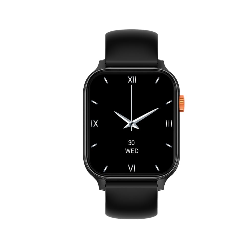 Genius Solutions Smart Watch Activity Tracker with GPS, Black Band