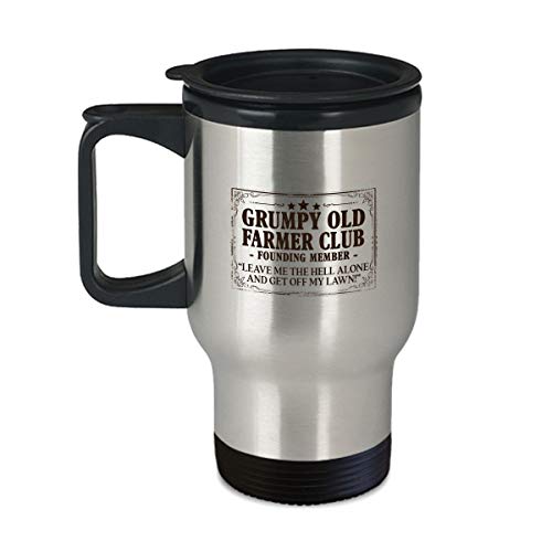 Funny Farmer Cup - Grumpy Old Club, Get off My ...