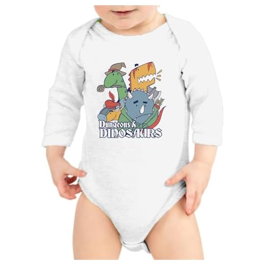 the Fan Tee Body Manga Larga de Bebe Juegos de Mesa rol Geek Dados & Dragones Frikis Fantasía 004 3 Meses