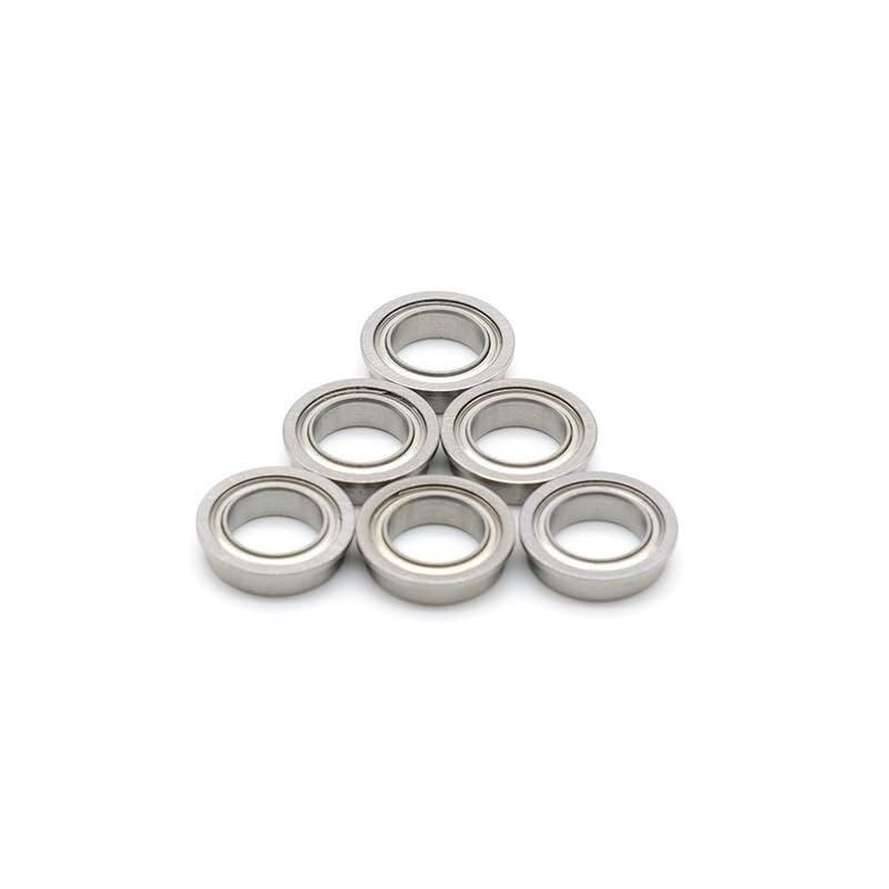 Rodamiento, F697ZZ ABEC-7 Rodamiento con brida 7x17x5 mm (10 PCS) F697 Z ZZ Rodamientos de bolas bridas