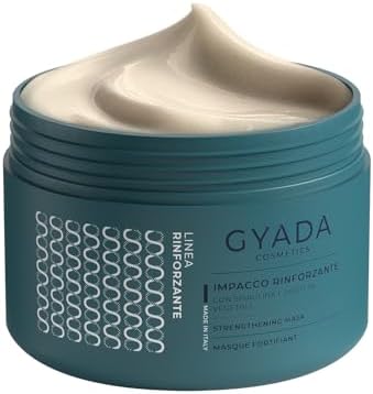 GYADA COSMETICS, Impacco Capelli Rinforzante con Spirulina, Nutri...