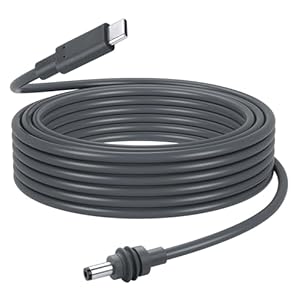CERRXIAN Starlink Mini USB C naar DC stroomkabel, 5 m, USB type C naar DC ingang voor Starlink Mini vervangende waterdichte kabel