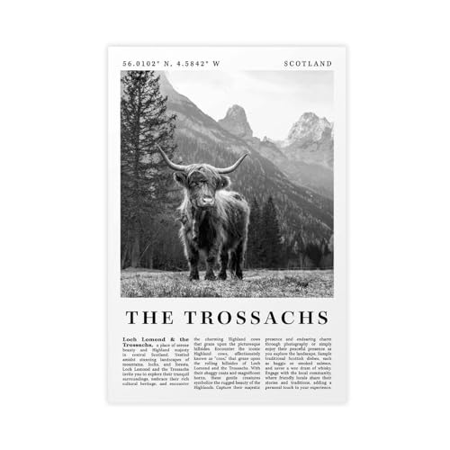 Toile Écosse The Trossachs moderne pour sublimer la chambre et le bureau