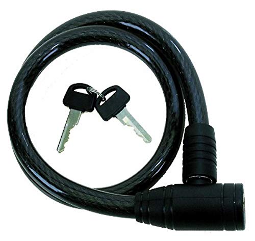 Ventura Select 15 x 800mm Automatic Key Cable Lock, Braided Design, Black