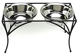 PetsStop Arbor Double Diner Raised Feeder - Large