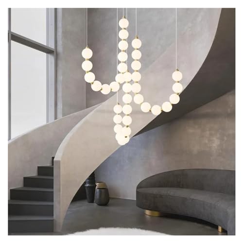 Plafonniers suspendus LED pour salon et escalier au design moderne - 3