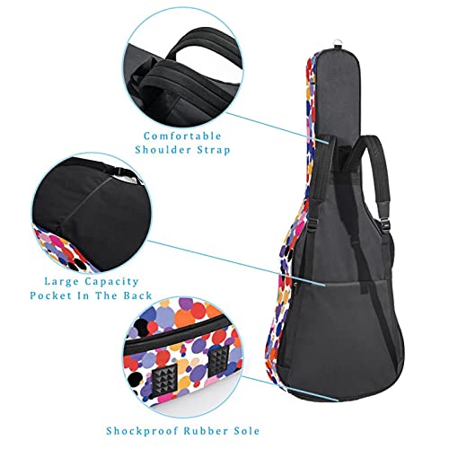 Housse guitare imperméable avec fermeture éclair pour transporter votre basse électrique rouge