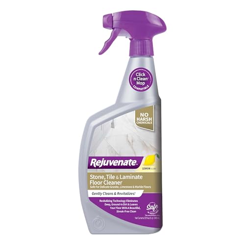 Image of Rejuvenate High Performance Stone Tile and Laminate Floor Cleaner Streak-Free Formula Dries Fast 32oz Covers up to 500 SqFt