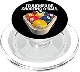 I'd Rather Be Shooting 9-Ball Billardausrüstung PopSockets PopGrip für MagSafe