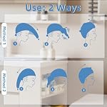 Hair Towel Wrap, 4 Packs 9.8 x 25.6 Inch Towel Turbans for Wet Hair, Dry Hair Towel, Headbands for Curly and Long Hair - Bathroom Must-Have for Ladies - Image 5