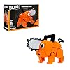 BLDR Chainsaw Man Pochita Building Set - 7.5-Inch Articulated Buildable Figure, 0143