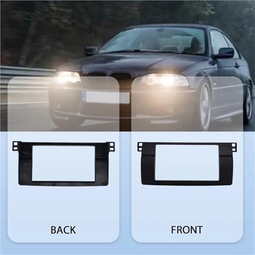 Cadre de Console Audio pour Véhicule BMW E46 pour Installer un Écran 2 DIN