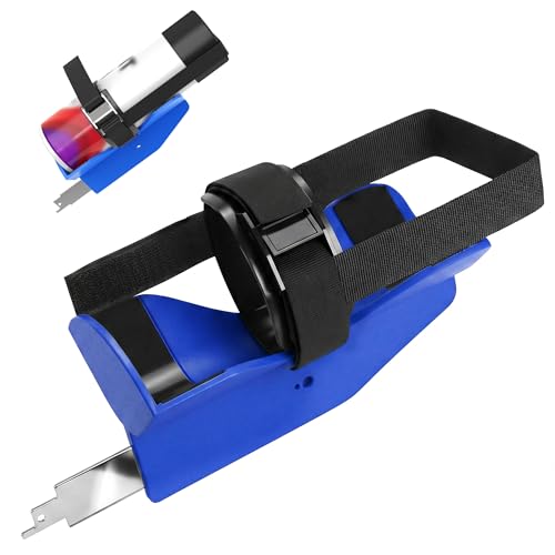 MDPSDS Spray Paint Shaker for Reciprocating Saw Spray Can Shaker with One-Click Adjustment Paint Can Shaker with Cross Binding Design Design of 3 Anti Slip Rubber Pads Fits 2 to 4 Cans (Blue)