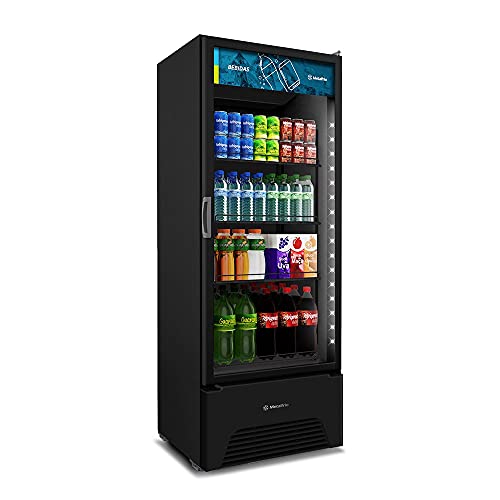 Refrigerador Expositor Vertical Bebidas VB52AH Optima All Black 497 Litros - Metalfrio