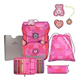 DerDieDas ErgoFlex Easy Schulranzenset 5-teilig Roses