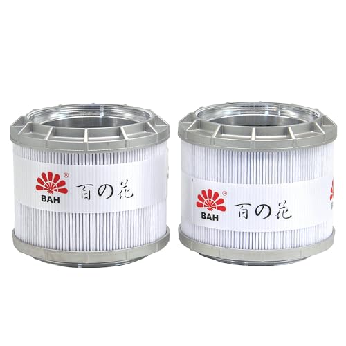 Image of 2 PCS BAIZHIHUA YN52V01020P1 Hydraulic Oil Filter Compatible with Kobelco | Replaces YN52V01013P1, YN52V01001P1; Fits ED150 SK135SR-1E SK170-8 SK200-6ES SK200-8 SK210-8 SK250-8 SK260-8 SK350-2 SK350-9