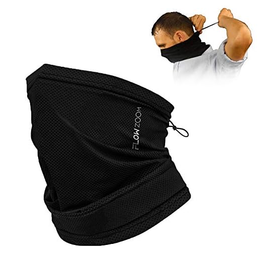 Multifunktionell bandana face mask för kvinnor | Balaclava munskydd halsduk kvinnor | Ansiktsmask tvättbar kvinnor |Snood munskydd tyg | Sportmask | Tubhalsduk | Storlek M, Svart