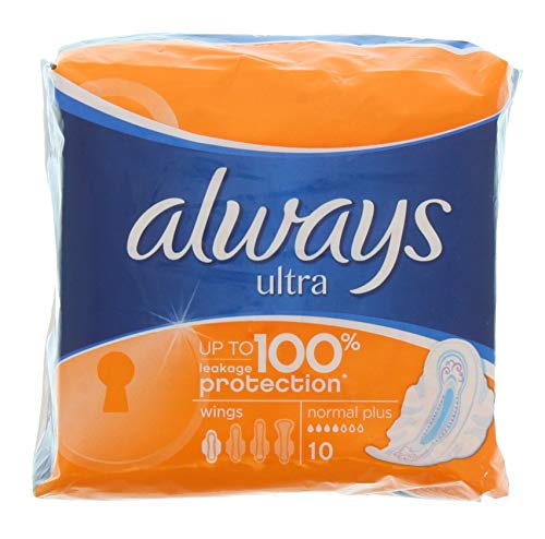 Always Ultra Normal (Tamaño 1) De La Servilleta Sanitaria Con Las Alas 50 g