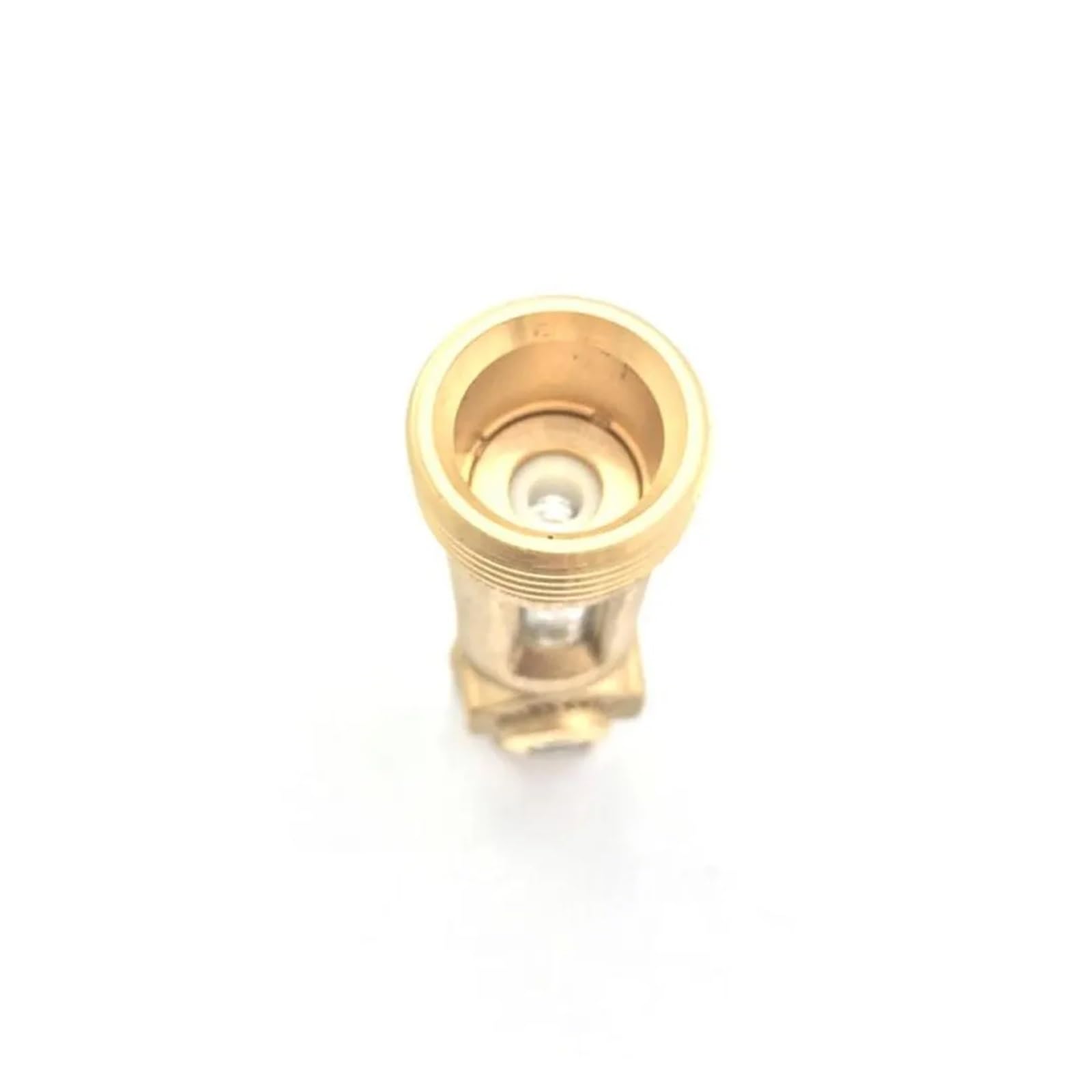 Misuratore di Portata Meccanico da 3/4" Maschio* da 1/2" Femmina Lettura 1-3,5 l/min USC-MS21TB Misuratore di Portata a Molla Lettore di Portata in Ottone Valvola di bilanciamento