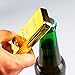 ALLOMN Ouvre-bouteille Lingot dor Décapsuleur à Ailettes Creative, portable Ouvre-boîtes Aimant Golden Bullion Bar Outils Cuisine accessoires Cadeau Unique Creative cadeau pour Bière Soda Cap