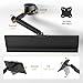 Putilsen Mount Wall Mount Keyboard Tray- Keyboard and Mouse Stand & Monitor Mount Arm,Height Adjustable Typing Platform Holds up to 26.4 lbs,Black