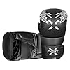 FightX MMA Gloves for Men & Women - Premium Quality Sparring Gloves with Open Palms - Perfect UFC Gloves for Martial Arts, Muay Thai, Punching & Kickboxing Gloves - Multipurpose MMA Sparring Gloves