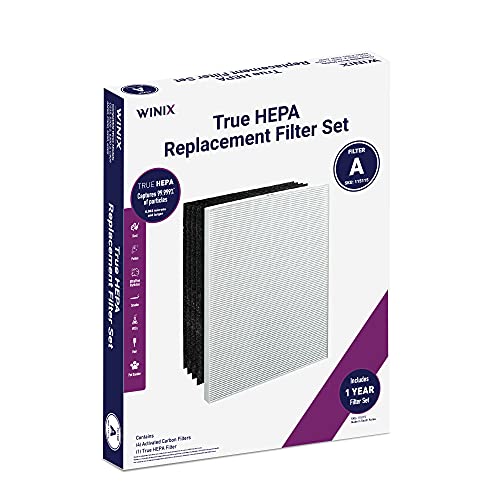 Image of Genuine Winix 115115 Replacement Filter A for C535,5300-2,P300,5300,White /Black,(Pack of 10)