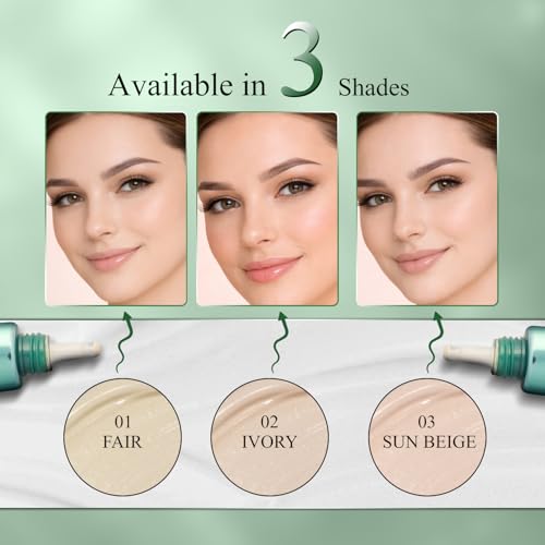 Image of Fashion Colour Color Changing Foundation-40g | Infused With Hyaluronic Acid | Radiant Skin | Flawless Color Changing Foundation With Satin Finish, Makeup Base, Long Lasting Waterproof Liquid Foundation For Face Makeup (SUN BEIGE, 40g)