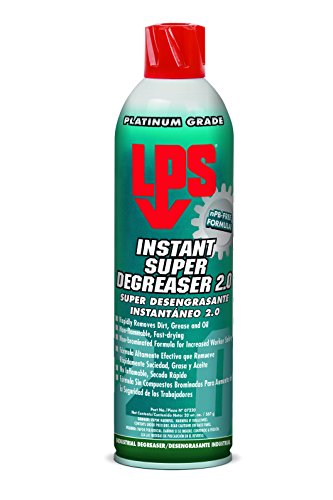 LPS Instant Super Degreaser 2.0, 20 oz. Aerosol Can (Pack of 12)