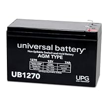 UPG 12 Volt, 7 Ah Sealed Lead Acid Battery with F1 Terminals