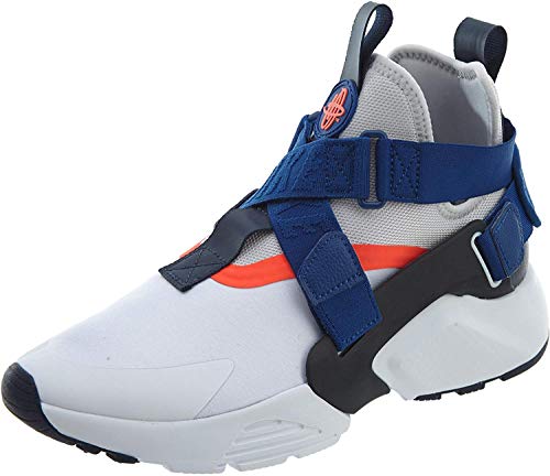 Nike AIR Huarache City Mens Shoes Size 5 White/Blue/Orange