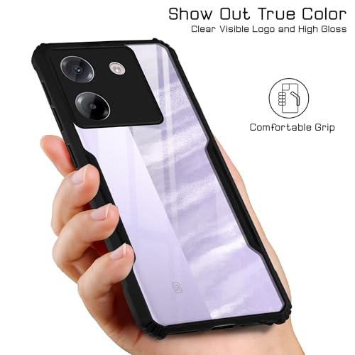 Image of Jkobi Back Cover Case for Poco M7 pro 5G (Shockproof with Polycarbonate Clear Panel | Professional Black)