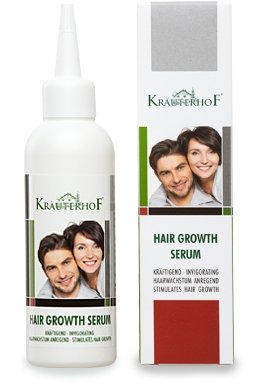 Krauterhof Hair Growth Serum with Active Ingredients - Lecithin, Panthenol, Caffeine, Biotin, Vitamin E 100 ml