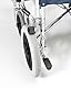 Days Transit Wheelchair, 40cm (20), Chrome Plated Steel Frame, Detachable Armrests & Detachable Swing Away Footrests, Wipe Clean Seat, Folding Back for Transport, (Eligible for VAT relief in the UK)